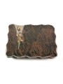Grabplatte Barap Delta Rose 12 (Bronze)
