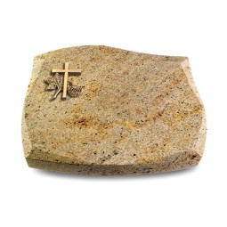 Grabkissen Galaxie/Kashmir Kreuz 1 (Bronze)