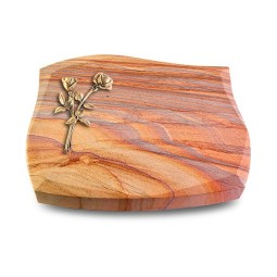 Grabkissen Galaxie/Rainbow Rose 10 (Bronze)