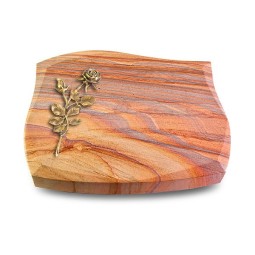 Grabkissen Galaxie/Rainbow Rose 13 (Bronze)