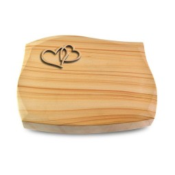 Grabkissen Galaxie/Woodland Herzen (Bronze)