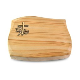 Grabkissen Galaxie/Woodland Kreuz 1 (Bronze)