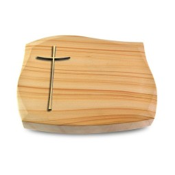 Grabkissen Galaxie/Woodland Kreuz 2 (Bronze)