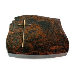 Grabkissen Liberty/Aruba Kreuz 2 (Bronze)