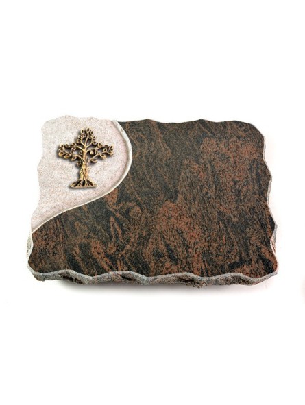 Grabplatte Barap Folio Baum 2 (Bronze)