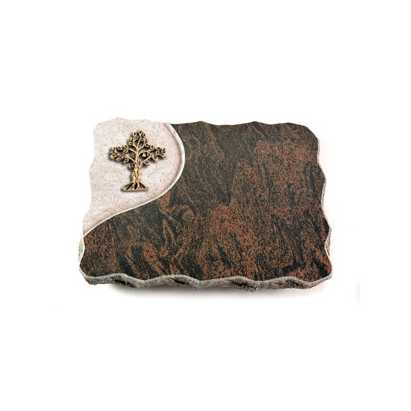 Grabplatte Barap Folio Baum 2 (Bronze)