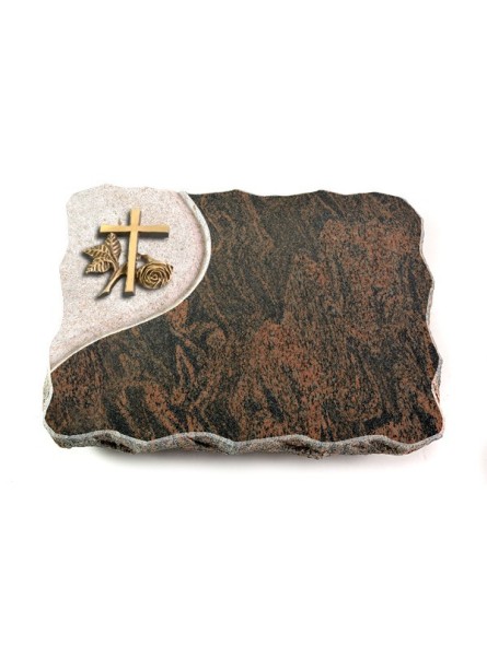 Grabplatte Barap Folio Kreuz 1 (Bronze)