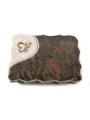 Grabplatte Barap Folio Papillon (Bronze)