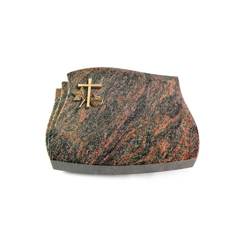 Grabkissen Liberty/Himalaya Kreuz 1 (Bronze)