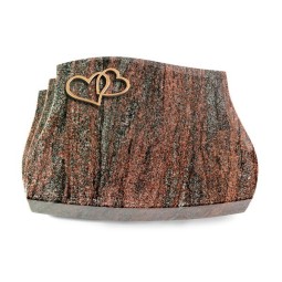 Grabkissen Liberty/Paradiso Herzen (Bronze)