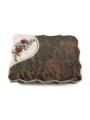 Grabplatte Barap Folio Rose 3 (Color)