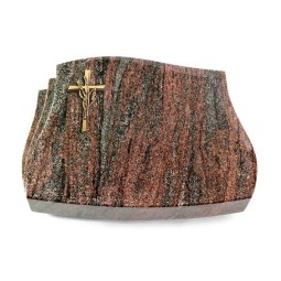 Grabkissen Liberty/Paradiso Kreuz/Ähren (Bronze)