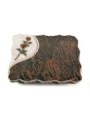 Grabplatte Barap Folio Rose 6 (Color)