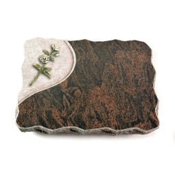 Grabplatte Barap Folio Rose 8 (Color)