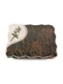 Grabplatte Barap Folio Rose 8 (Color)