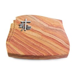 Grabkissen Liberty/Rainbow Kreuz 1 (Alu)