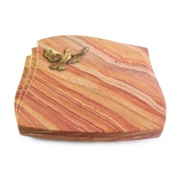 Grabkissen Liberty/Rainbow Taube (Bronze)