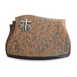 Grabkissen Liberty/Raw-Silk Kreuz 1 (Alu)