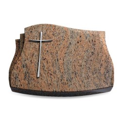 Grabkissen Liberty/Raw-Silk Kreuz 2 (Alu)