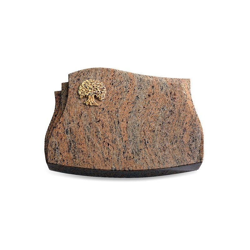 Grabkissen Liberty/Raw-Silk Baum 3 (Bronze)