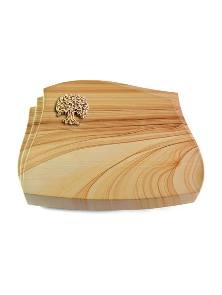 Grabkissen Liberty/Woodland Baum 3 (Bronze)