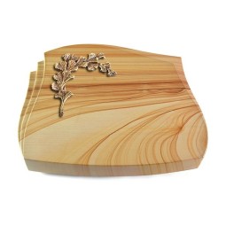 Grabkissen Liberty/Woodland Gingozweig 2 (Bronze)