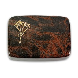 Grabkissen Linea/Aruba Lilie (Bronze)