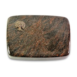 Grabkissen Linea/Himalaya Baum 3 (Bronze)