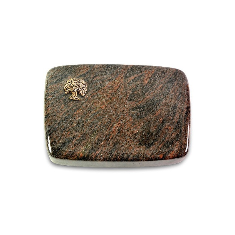 Grabkissen Linea/Himalaya Baum 3 (Bronze)