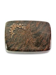 Grabkissen Linea/Himalaya Gingozweig 2 (Bronze)