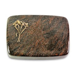 Grabkissen Linea/Himalaya Lilie (Bronze)