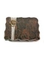 Grabplatte Barap Strikt Baum 1 (Bronze)