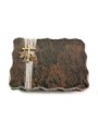 Grabplatte Barap Strikt Kreuz 1 (Bronze)