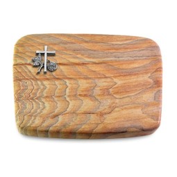 Grabkissen Linea/Rainbow Kreuz 1 (Alu)