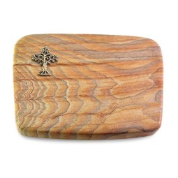 Grabkissen Linea/Rainbow Baum 2 (Bronze)