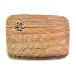 Grabkissen Linea/Rainbow Baum 3 (Bronze)