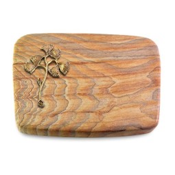 Grabkissen Linea/Rainbow Gingozweig 1 (Bronze)