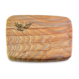 Grabkissen Linea/Rainbow Taube (Bronze)