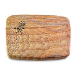 Grabkissen Linea/Rainbow Rose 2 (Bronze)