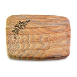 Grabkissen Linea/Rainbow Rose 5 (Bronze)