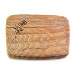 Grabkissen Linea/Rainbow Rose 6 (Bronze)