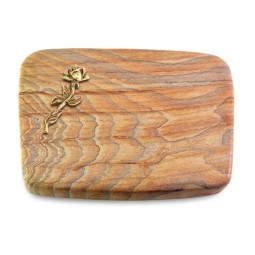 Grabkissen Linea/Rainbow Rose 7 (Bronze)