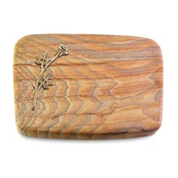 Grabkissen Linea/Rainbow Rose 9 (Bronze)