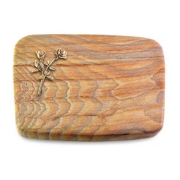 Grabkissen Linea/Rainbow Rose 10 (Bronze)