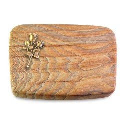 Grabkissen Linea/Rainbow Rose 11 (Bronze)