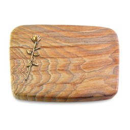 Grabkissen Linea/Rainbow Rose 12 (Bronze)