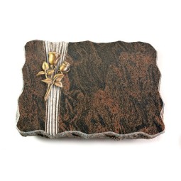 Grabplatte Barap Strikt Rose 11 (Bronze)
