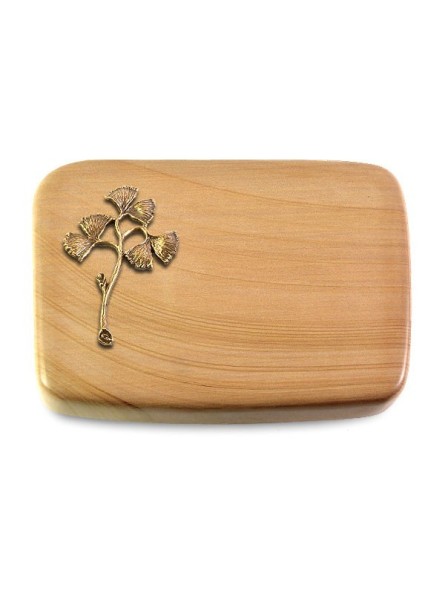 Grabkissen Linea/Woodland Gingozweig 1 (Bronze)