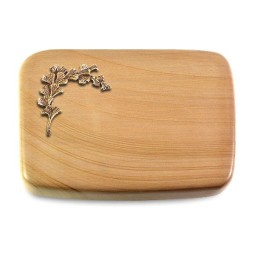 Grabkissen Linea/Woodland Gingozweig 2 (Bronze)