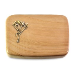 Grabkissen Linea/Woodland Lilie (Bronze)